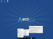 Enlightenment Tema especial do Archlinux p...